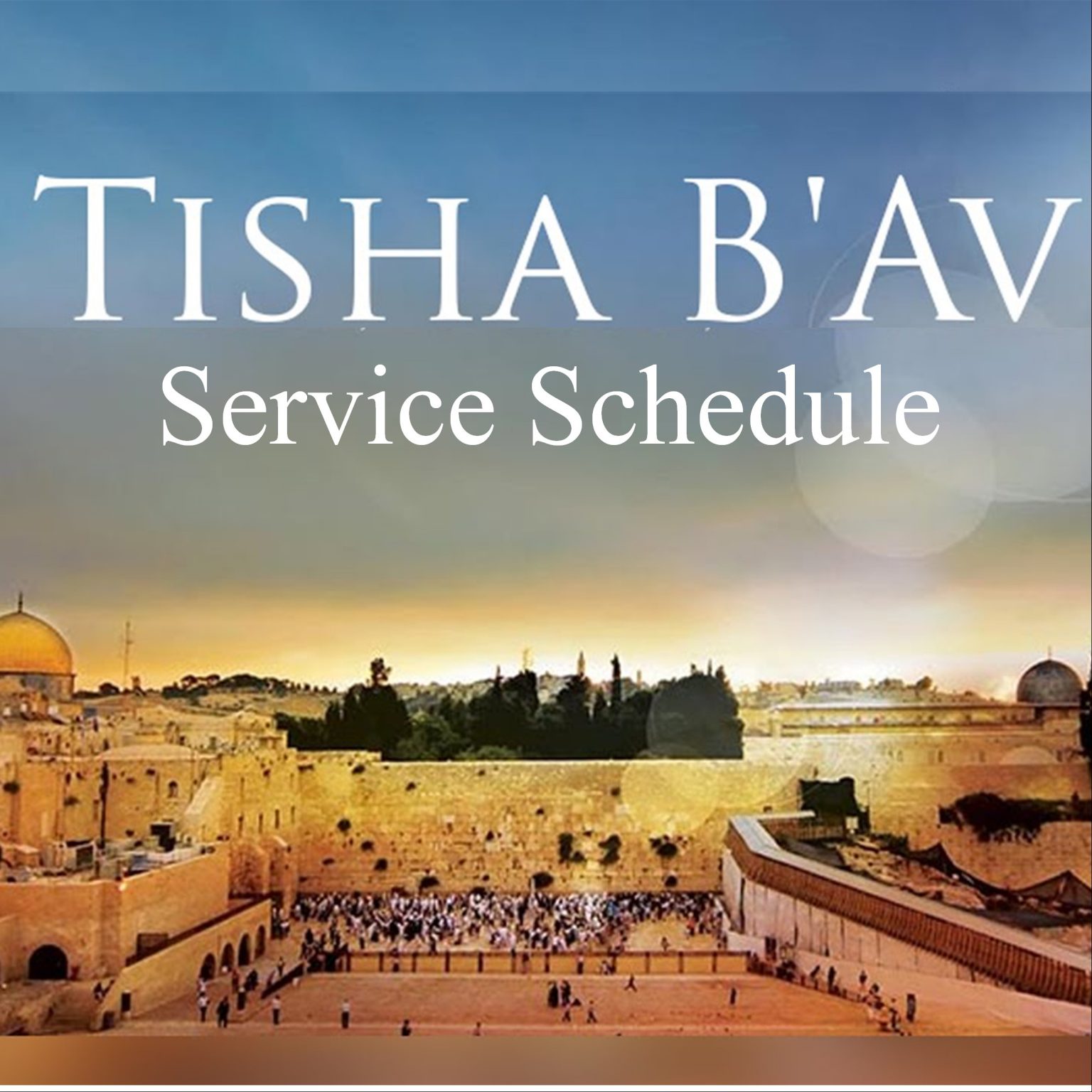 Tisha b’Av Temple Israel of Scranton Egalitarian, Conservative